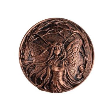 Imagem de Porta Joias Fada 9 Cm Redondo Em Resina - Escolha A Cor - Meta Atacado