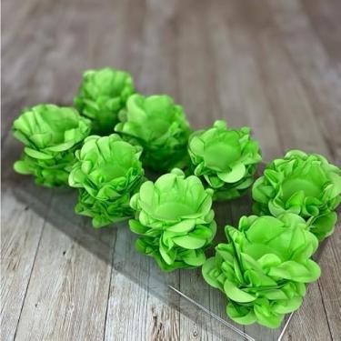 Imagem de Kit com 120 Forminhas para Doces Finos Modelo Flor Luxo – Linha Style – Ideal para Casamentos, Festas e Decoração de Mesa Elegante(PISTACHE CLARO,120 UNIDADES)