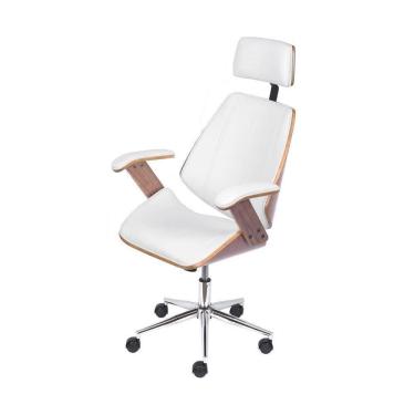 Imagem de Cadeira Presidente Bergen Baixa - Branco