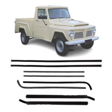 Imagem de Canaletas Da Porta Rural Willys Pick-up F75 Todos