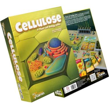 Imagem de Celulose: Um jogo de biologia de células vegetais | fotossíntese, DNA, jogo de tabuleiro bioquímica | Os melhores jogos de tabuleiro da família para adultos | Brinquedos e presentes de ciência para