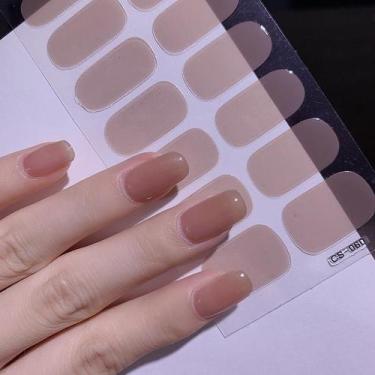 Imagem de Adesivo Gel Para Unhas Esmalte Autocolante Nail Art Luz Uv - Katheon, 