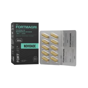 Imagem de Suplemento Alimentar FortMagri Black 1800mg 60 Cápsulas FortLife - For