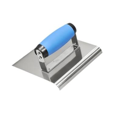 Imagem de Stgfyxgs Desempenadeira de canto manual para concreto, ferramenta de construção prática e versátil para acabamento, aplicação de massa e silicone, modelagem, R13.5 Mm