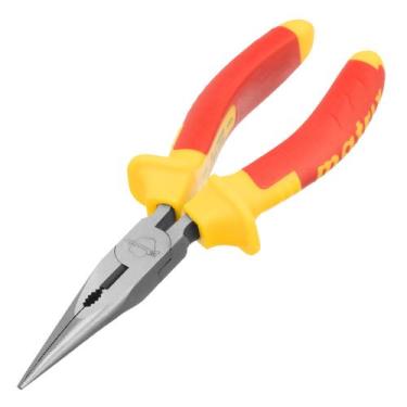 Imagem de Alicate bico meia cana reto, cromo vanadio, cabo isolado ate 1000v, vd