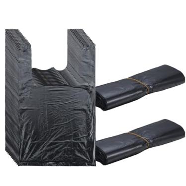 Imagem de Sacos de lixo para descarte pessoal, sacos de lixo para guardanapos sanitários femininos mini sacos pretos pacote com 200