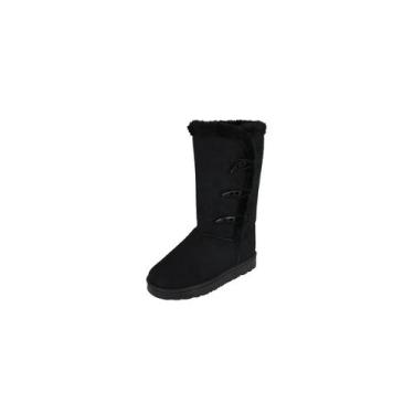 Imagem de Botas de inverno femininas pretas Chiporro Warmers 7185 - Lightbek Off