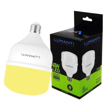 Imagem de Lâmpada Bulbo Led Alta Potência 40W E27 Biv Branco Quente - LUMANTI, B