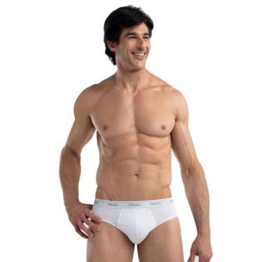 Imagem de Cueca Mash Slip Algodão Basic - 073.58, Branco, GG