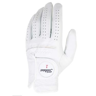 Imagem de Titleist Luva de golfe masculina Perma-Soft, couro