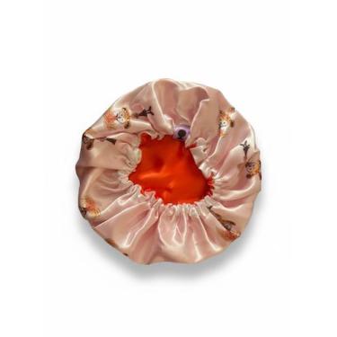 Imagem de Touca de cetim dupla face anti frizz com regulador infantil - divertid