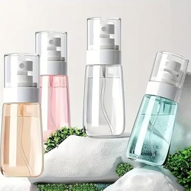 Imagem de 1 frasco de spray transparente portátil, tamanho 30 ml, plástico inodoro, perfume recarregável, loção e dispensador de toner