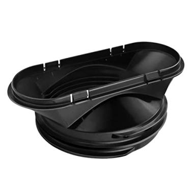 Imagem de Mangueira de exaustão portátil para ar condicionado, flexível e durável, 152 cm de comprimento, para dispositivos móveis de ar condicionado, secadora, exaustor (preto [interface de 15 cm])