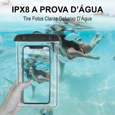 Imagem de Capa Bolsa A Prova Dágua Impermeável Universal Para Preto