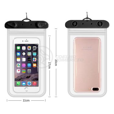 Imagem de Capa Bolsa A Prova Dágua Impermeável Universal Para Preto