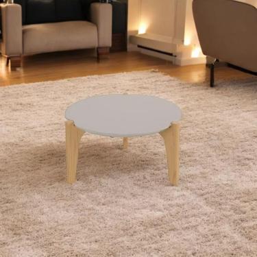 Imagem de Mesa Florida Bandar Off White Perolizado-freijo