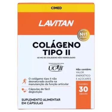 Imagem de Lavitan Colágeno Tipo 2 Não Hidrolisado 30 Caps 40Mg Cimed