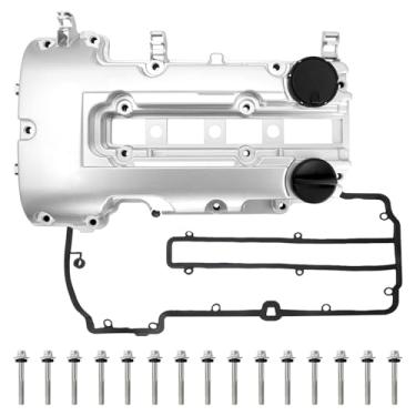 Imagem de Tampa de válvula de motor de alumínio atualizada com gaxeta, compatível com Chevy Cruze 2011-2016, Sonic 2012-2020, Trax 2013-2021, Volt 2011-2015 e Buick Encore 2013-2021 e Cadillac ELR 2014-2016