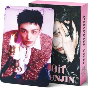 Imagem de Yuto Stray Kids Album do it Photocards 127 PCS DO IT Cartões de Fotos Álbum do it Cartão Lomo Presente Cartões Lomo Merch para Meninos e Meninas (HYUNJIN)