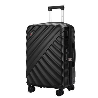 Imagem de Mala Travelux Pilatus Grande 32 Kg Preta - Expansível e Cadeado TSA