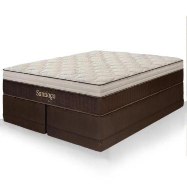 Imagem de Cama Box Queen Size Colchão Santiago Molas Ensacadas Pillow Paparazzi 