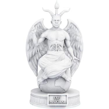 Imagem de Estátua Exu Maioral Imagem Umbanda Candomblé - Versão 2 (Cor Mármore)