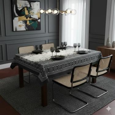 Imagem de TOALHA DE MESA LINHÃO EM TECIDO LINHO RUSTICO (ROSA NEGRA, 140X200)