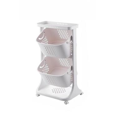 Imagem de Cesta de armazenamento -adequada para roupas sujas/brinquedos/lavanderia/banheiro/sala de estar/quarto(3-B)