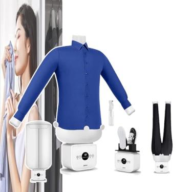 Imagem de CNAOHGHN Secador E Ferro De Passar AutomáTico A Ar Quente, Ferro A Vapor DobráVel De 1400 W/1250 W, MáQuina De Passar Camisas InfláVel Com 109 Poros, Tempo E Temperatura AjustáVeis