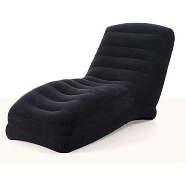 Imagem de Espreguiçadeira de jardim, cadeira dobrável, cadeiras reclináveis para pátio, espreguiçadeira inflável, sala de estar, quarto, varanda, acampamento, piquenique, cadeira dobrável, sofá, espreguiçadeira