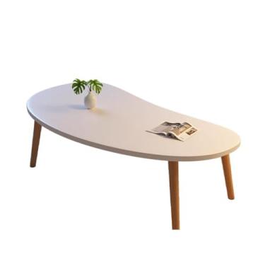 Imagem de Mesa lateral de sofá de madeira maciça, mesa de estudo de lazer para apartamentos, função de mesa de centro, mesa pequena de varanda, decoração de casa (A 100 x 50 x 42 cm)