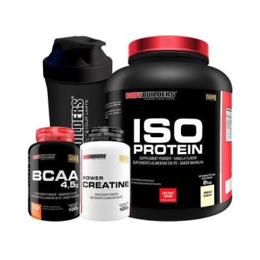 Imagem de Kit Iso Protein 2Kg+ Power Creatina 100G+ Bcaa 100G - Bodybuilders