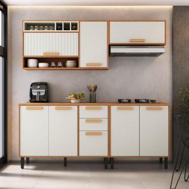 Imagem de Cozinha Completa 280cm Nápoles Em Mdp Off White Itatiaia