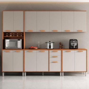 Imagem de Cozinha Completa Itatiaia 270cm Mdp Cinamomo-fendi Itafriz