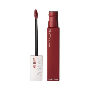 Imagem de Maybelline SuperStay Matte Ink Batom Líquido Matte Longa Duração 16H com Aplicador Preciso, Não Transfere e Cor Intensa, Acabamento Matte Confortável, Cor 50 Voyager Vinho Profundo, 5ml