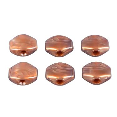 Imagem de Acouto Conjunto de Pinos de Afinação de Guitarra de 6 Unidades - Substituição de Botão de Máquina de Capa de Chave de Afinador de Plástico Em Guitarras Elétricas e Folk - Fácil Instalação, Design