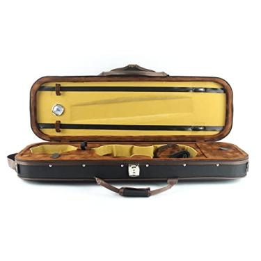 Imagem de Estojo de violino oblongo de tecido Oxford leve antiestresse com alças ajustáveis Capa de violino profissional (Cor: 1/2)