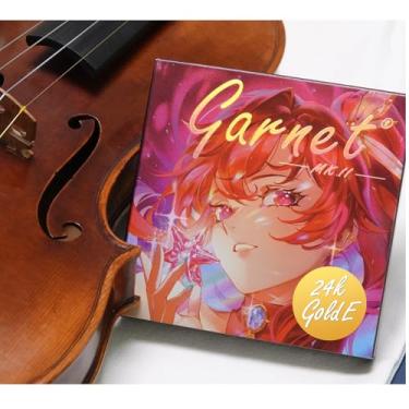 Imagem de Conjunto completo de cordas para violino 4/4 | Núcleo Sintético Premium Médio, Prata D & G, Alumínio Ferimento A, Ouro E, Som Rico, Brilho Melhorado, Potência e Projeção, Cordas Profissionais