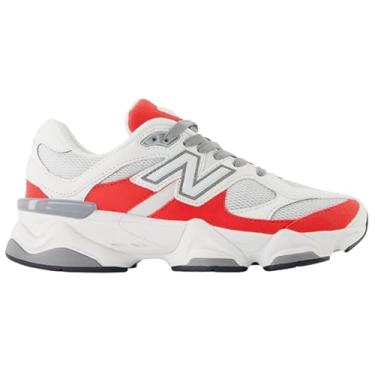 Imagem de New Balance 9060 Sapatos infantis grandes, Reflexo branco e vermelho, 36/37 BR