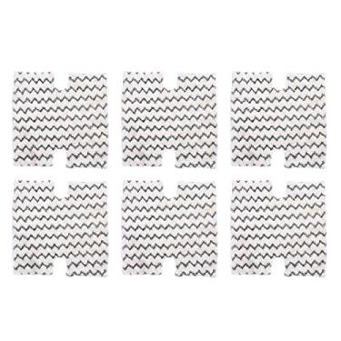 Imagem de 6 Pack de Panos Mop Microfibra Substituição para Shark Lift-Away Pro Genius Steam Pocket S3973 Acessórios Pano Lavável