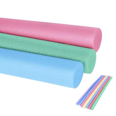 Imagem de Kit 3 Boia Macarrão Espaguete P/Piscina S/Furo Maciço 1,65 M