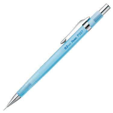 Imagem de Lapiseira Com Borracha Grafite 0.7mm Hi-polymer Sharp Pentel Azul Transparente