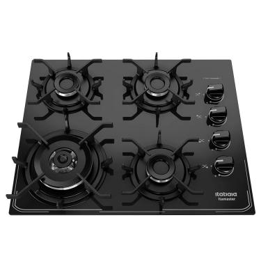 Imagem de Cooktop Itamaster 4 Bocas Itatiaia Preto Bivolt