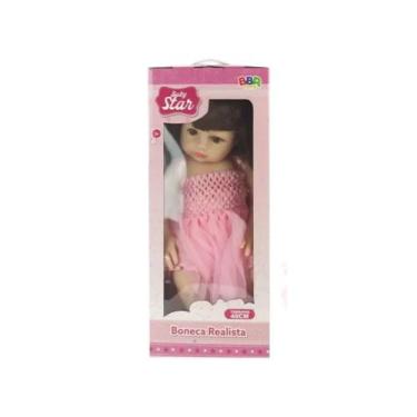 Imagem de Boneca Realista Reborn Baby Star com Acessorios - Bbr R3478
