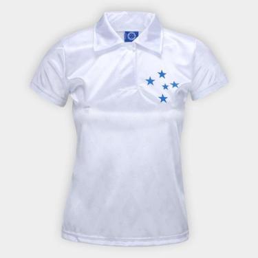 Imagem de Camisa Cruzeiro Retrô 1993 Feminina - Oldoni Sports, Branco, G