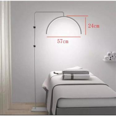 Imagem de Luminaria Meia Lua Bivolt Estetica Mesa Spa Arco Led 3 Tons Ajustavel 