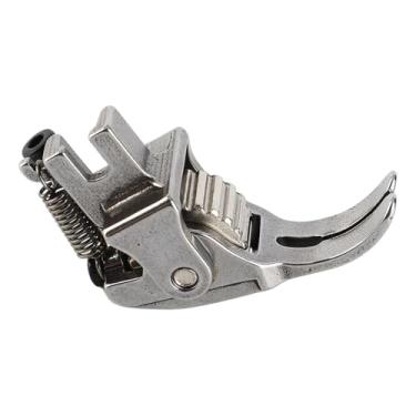 Imagem de AYNEFY Kit de Rolo Calcador de Aço 8x16x5 para Máquinas de Costura de Haste Baixa, Bainha Larga e Costura de Tecido Grosso, 8x16x5 Polegadas (aço 2)