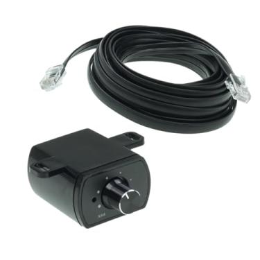 Imagem de Xtenzi Controle remoto com botão de volume de graves XTBR42 compatível com Crunch Ground Pound Amplifier 3500.1D Crunch GP-2500.1 Crunch GP-1500.1