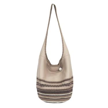 Imagem de The Sak Bolsa Hobo Grande 120 - Bolsa feminina de couro premium para uso diário e viagens - Bolsa de designer com alça de ombro, fecho magnético e bolsos - Sand Seminyak, Sand Seminyak, Medium