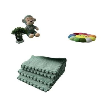 Imagem de Tapete De Atividades Para Bebês Em Pelúcia 4-20 PCS EVA Espuma Macia A
